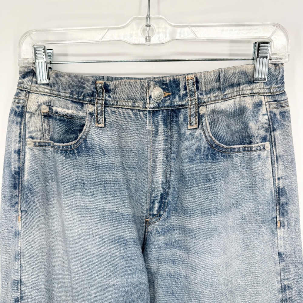 rag & bone Light Blue Wide Leg Jeans - Picture 5 of 14
